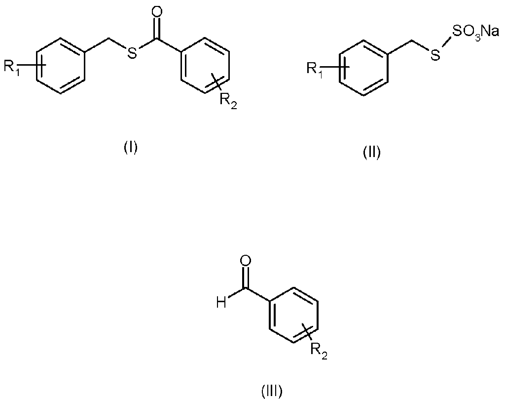 一种由Bunte盐合成S-取代苯甲酸硫酯衍生物的方法